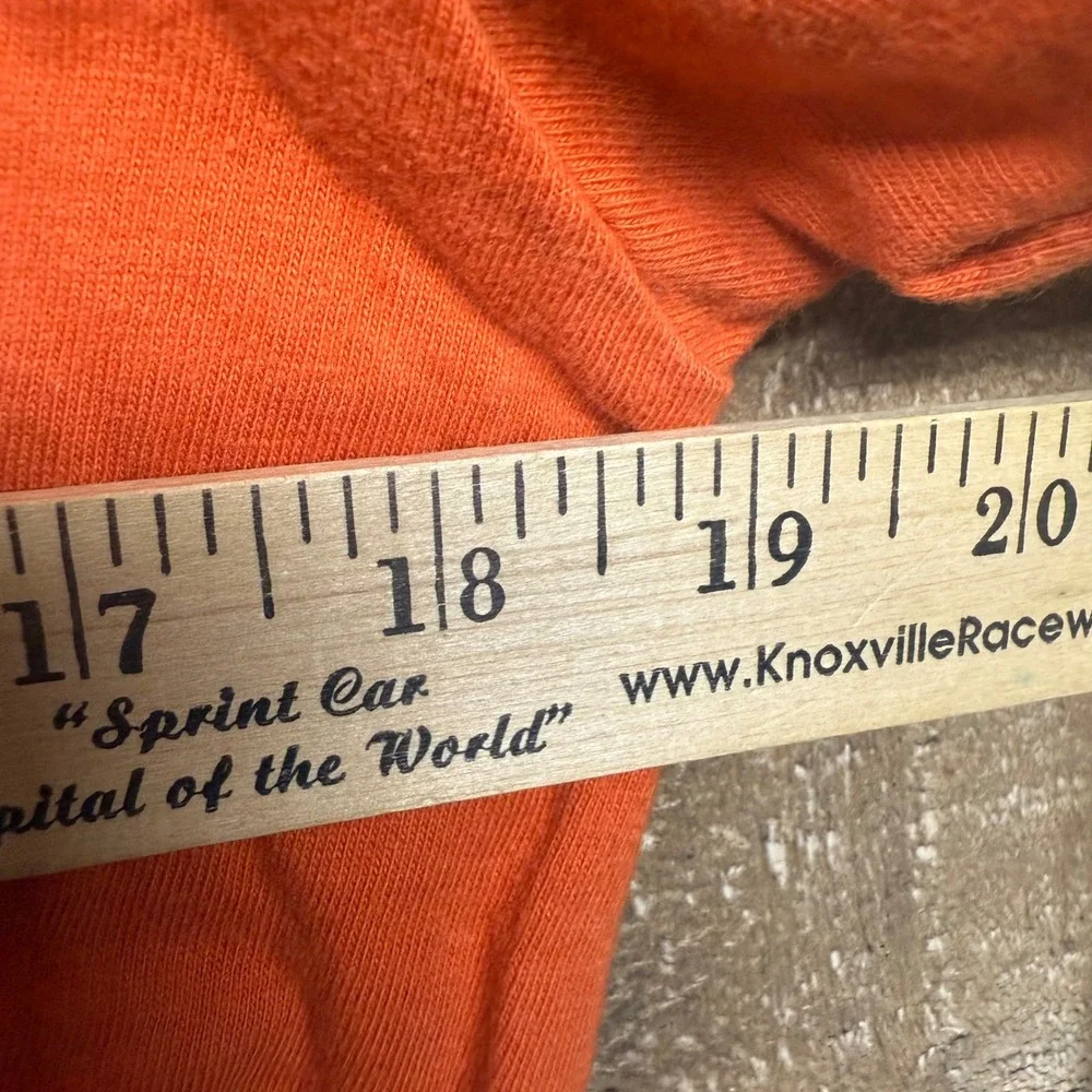 Harley Davidson Pit Trail T Shirt Womens XL Orange Graphic Tee‎